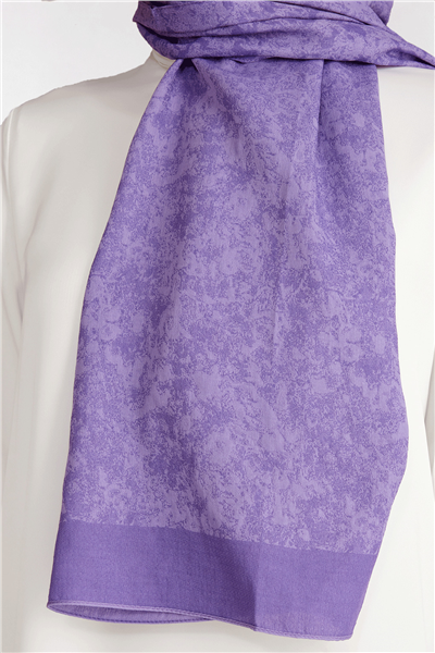 Belli Fresh Bulut Desen Mor Siena Şal 1 - 21085
