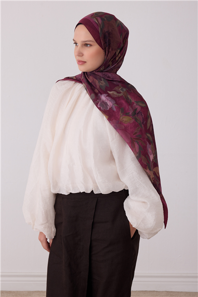 Belli Fresh Çiçek Desen Çiçek Desen Sanda Şal 1362-79 - 79