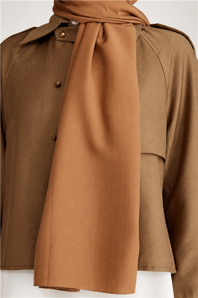 Belli Fresh Düz Tensel Camel Floransa Şal - 5003501