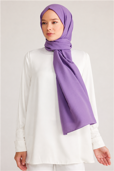 Belli Fresh Düz Tensel Lila Floransa Şal - 3007233