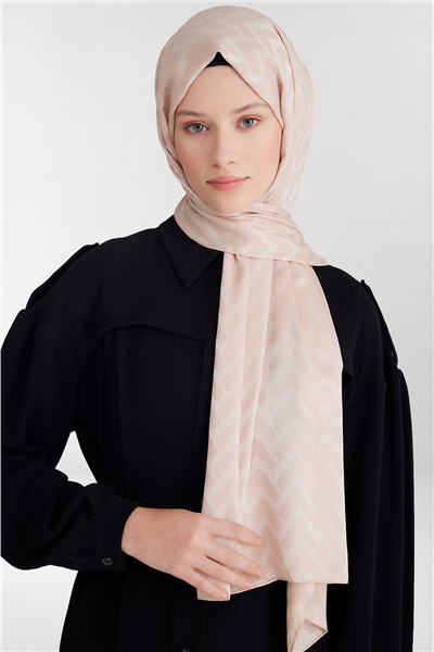 Belli Fresh Geometrik Desen Bej Capri Şal 2 - 247776