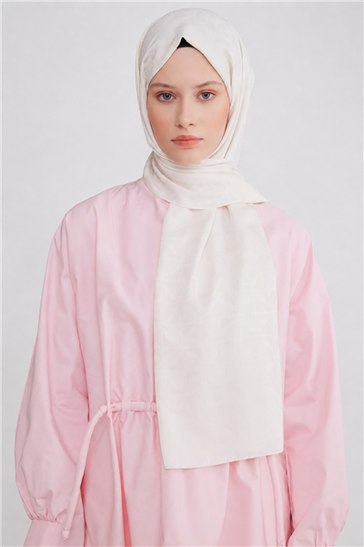 Belli Fresh Geometrik Desen Beyaz Capri Şal 1 - 247772