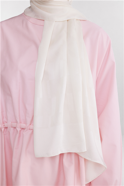Belli Fresh Geometrik Desen Beyaz Capri Şal 3 - 247772
