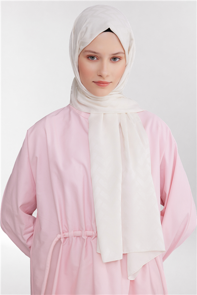 Belli Fresh Geometrik Desen Beyaz Capri Şal 2 - 247772