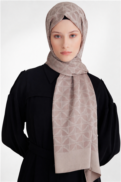 Belli Fresh Geometrik Desen Vizon Capri Şal 1 - 241826