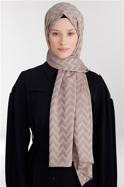 Belli Fresh Geometrik Desen Vizon Capri Şal 2 - 241826
