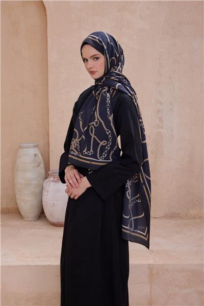BELLİ FRESH MODAL LACİVERT ŞAL 5