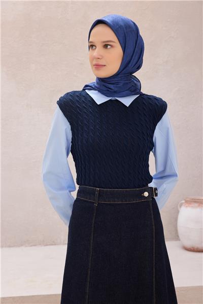 BELLİ FRESH MONOGRAM EŞARP