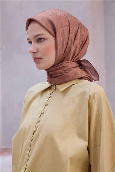 BELLİ FRESH MONOGRAM EŞARP