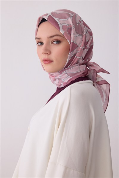 Belli Fresh Pudra Etnik Desen Vual Eşarp 3287 - 16