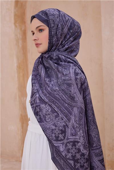 BELLİ FRESH ETNİK DESEN MOR VİNTAGE ŞAL 2