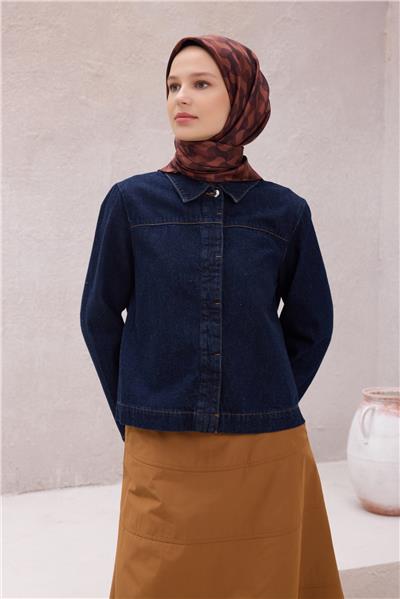 BELLİ GEOMETRİK DESEN İPEK EŞARP 4211D (TWILL) KAHVE - 04