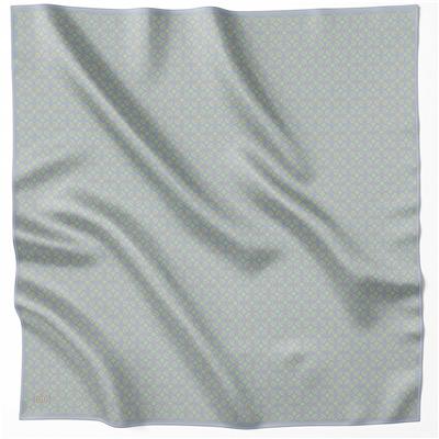 BELLİ GEOMETİK DESEN İPEK EŞARP 4215D (TWILL) MİNT - 63