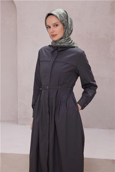 BELLİ GEOMETİK DESEN İPEK EŞARP 4221D (TWILL) MİNT - 34