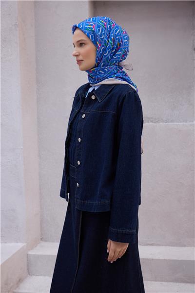 BELLİ İMZA DESEN NOVA SAKS EŞARP 1013