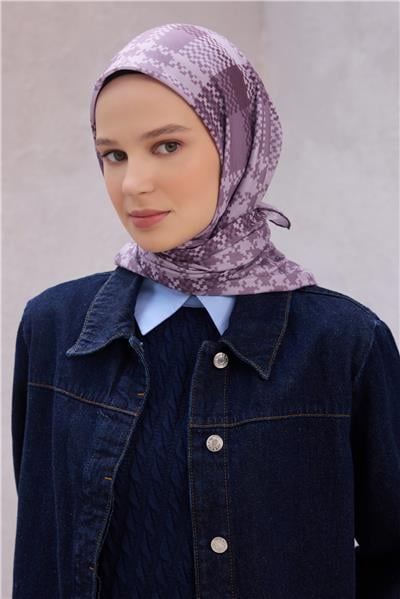 BELLİ KAZAYAĞI DESENİ NOVA MÜRDÜM EŞARP 1000