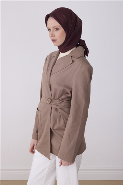 Kırmızı Klasik Desen %100 Twill İpek Eşarp 4305-03
