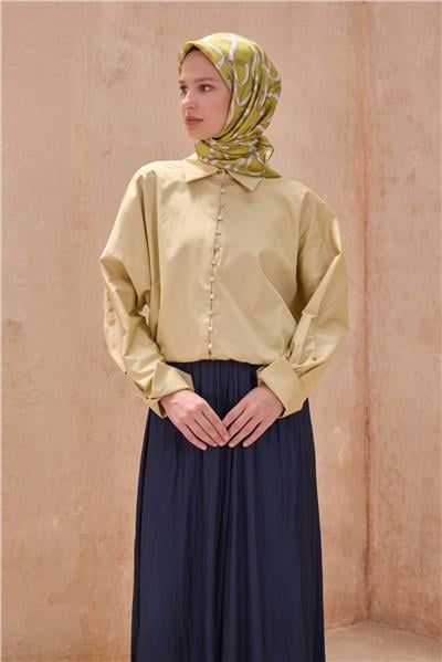 BELLİ KLASIK DESEN İPEK EŞARP 4125D TWILL
