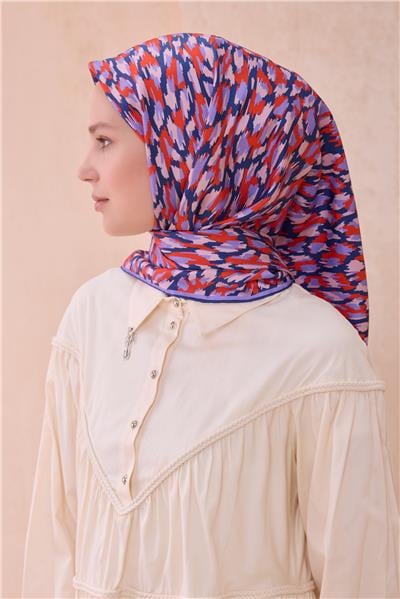 BELLİ LEOPAR DESEN İPEK EŞARP 4103D TWILL