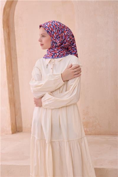 BELLİ LEOPAR DESEN İPEK EŞARP 4103D TWILL