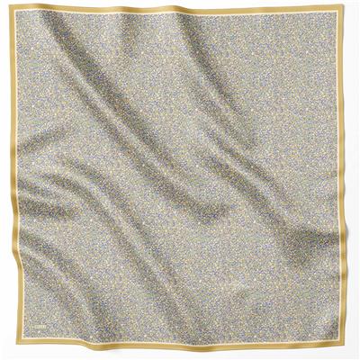 BELLİ LEOPAR DESEN İPEK EŞARP 4208D (TWILL) HARDAL - 85