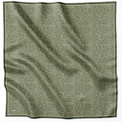 BELLİ LEOPAR DESEN İPEK EŞARP 4208D (TWILL) HAKİ - 06