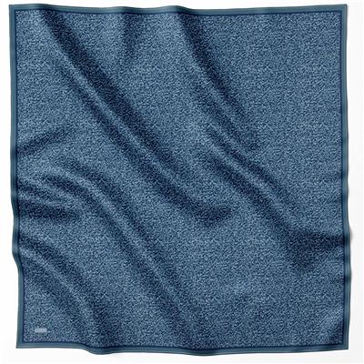 BELLİ LEOPAR DESEN İPEK EŞARP 4208D (TWILL) LACİVERT - 51