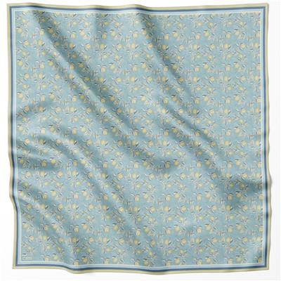 BELLİ LİMON İPEK EŞARP 4212D (TWILL) MAVİ - 34