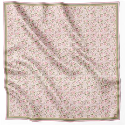 BELLİ LİMON İPEK EŞARP 4212D (TWILL) PUDRA - 04