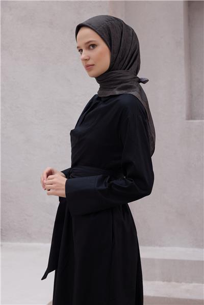BELLİ LOGO DESEN J.MONOGRAM ACI KAHVE EŞARP