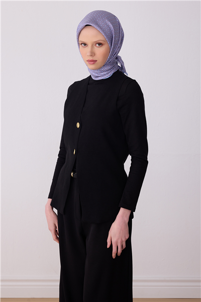 Mor Klasik Desen %100 Twill İpek Eşarp 4317-36