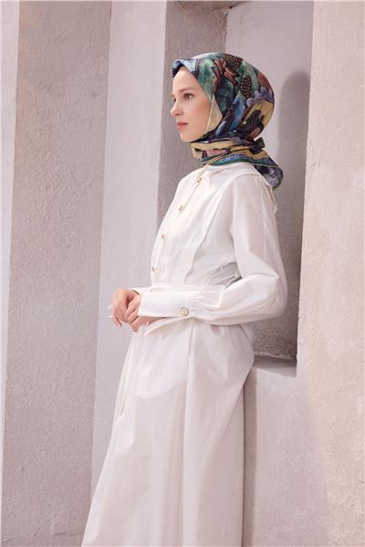 {URUNSEO_TITLE} | BELLI | BELLİ İPEK EŞARP | BELLİ OBJE DESEN İPEK EŞARP 4216D (TWILL) MİNT - 20