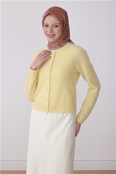 Oranj Etnik Desen %100 Twill İpek Eşarp 4314-31