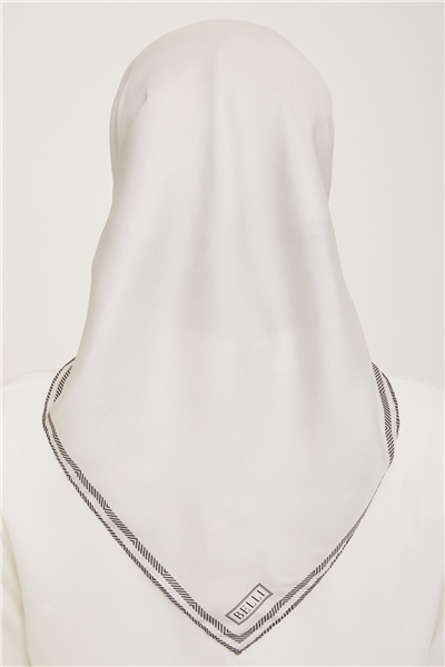 BELLİ SAF İPEK EŞARP 4009D (T) - 10