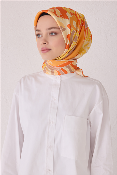 BELLİ SAF İPEK EŞARP 4032D (T) - 37