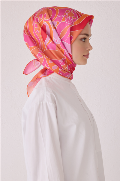 BELLİ SAF İPEK EŞARP 4032D (T) - 54