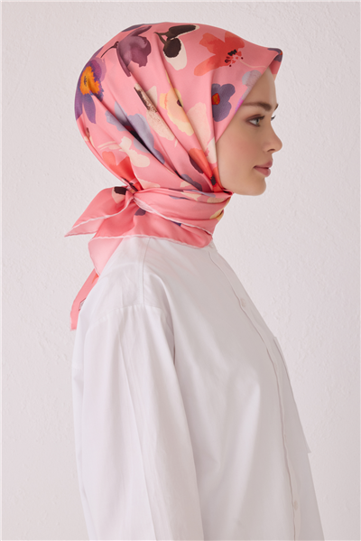 BELLİ SAF İPEK EŞARP 4033D (T) - 34