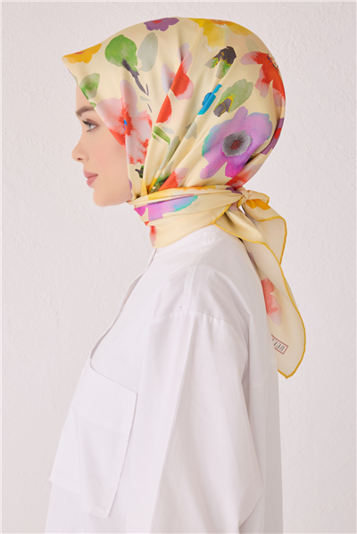 BELLİ SAF İPEK EŞARP 4033D (T) - 83