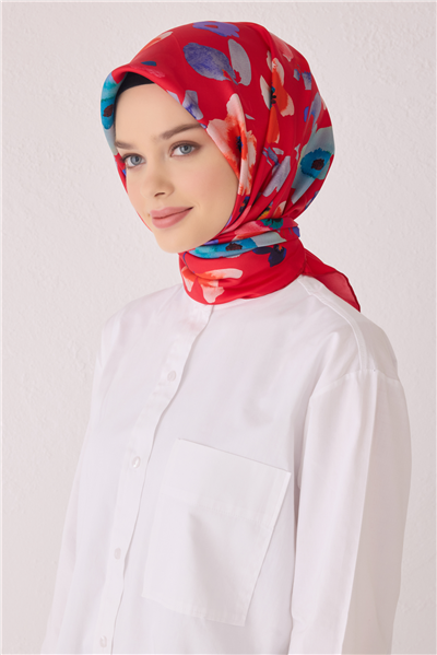 BELLİ SAF İPEK EŞARP 4033D (T) - 84