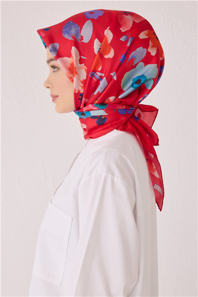 BELLİ SAF İPEK EŞARP 4033D (T) - 84