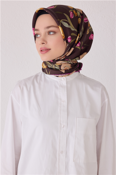 BELLİ SAF İPEK EŞARP 4037D (T) - 36