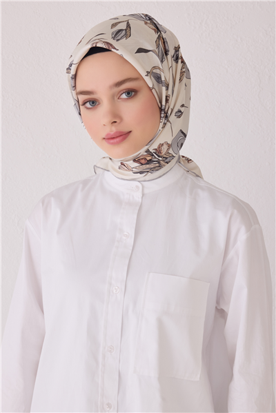 BELLİ SAF İPEK EŞARP 4037D (T) - 85