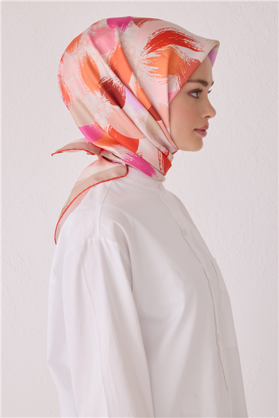 BELLİ SAF İPEK EŞARP 4038D (T) - 04