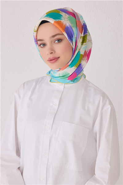 BELLİ SAF İPEK EŞARP 4038D (T) - 31