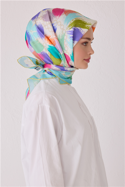 BELLİ SAF İPEK EŞARP 4038D (T) - 31