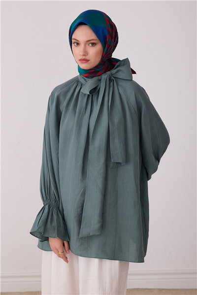 Mürdüm Geometrik Desen %100 Twill İpek Eşarp 4401-81