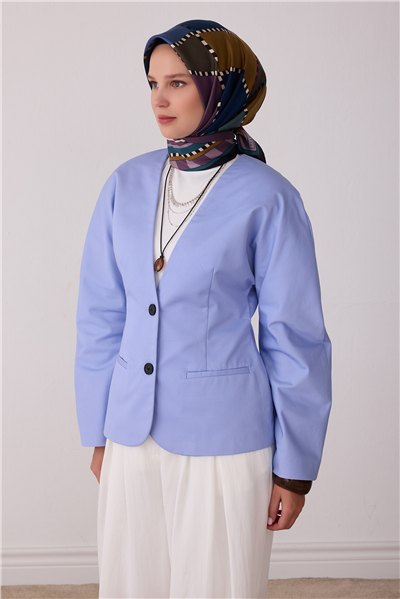 Siyah Geometrik Desen %100 Twill İpek Eşarp 4419-05