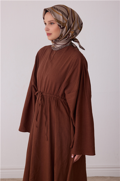 Taş Geometrik Desen %100 Twill İpek Eşarp 4424-37