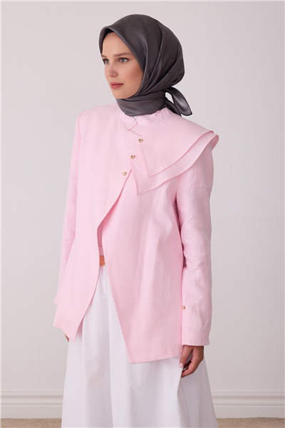 Antrasit Soyut Desen %100 Twill İpek Eşarp 4428-34