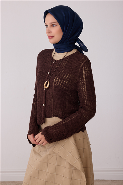 Lacivert Soyut Desen %100 Twill İpek Eşarp 4428-54